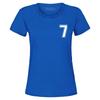 7 Seven Pocket Varsity Number Women's T-Shirt Funny Number Meme Shirt