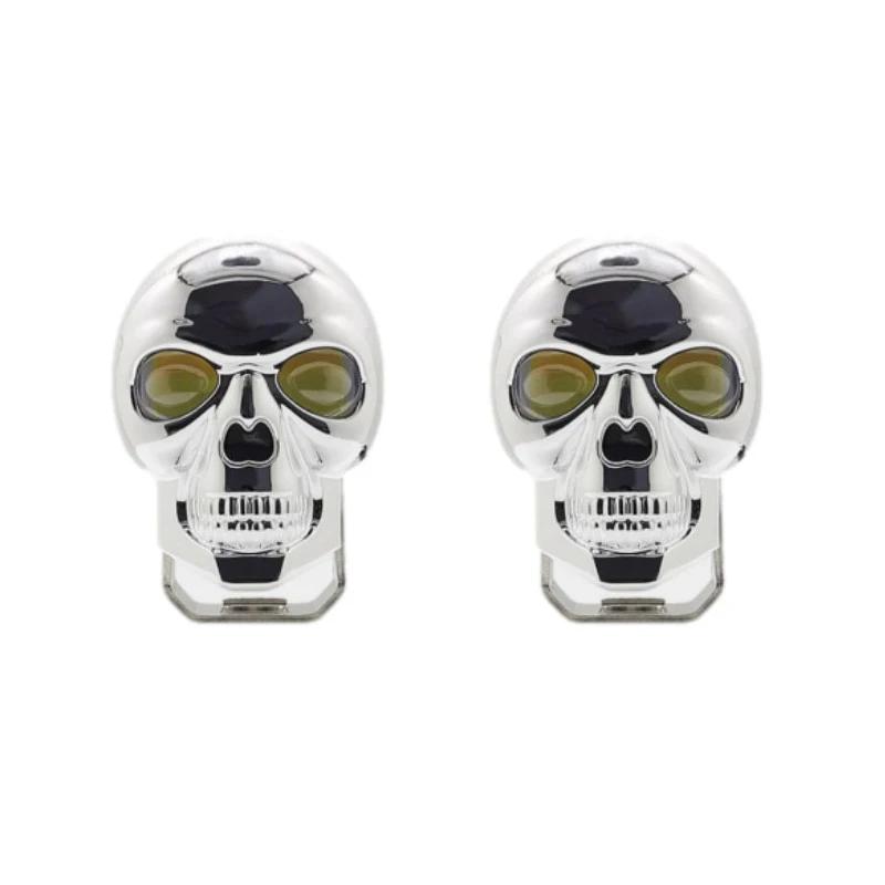Skull Motorcycle Fog Light LED Auxiliary Light Motorcycle Headlight Spotlight Spotlight Skull Decorative Motorcycle Headlight