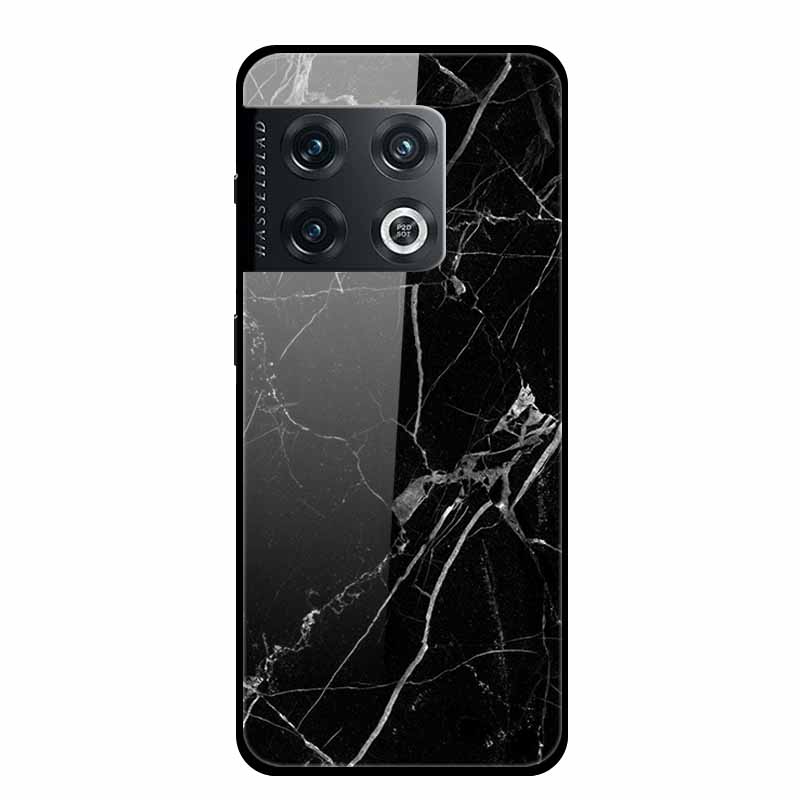 For OnePlus 10 Pro Case Marble Tempered Glass Back Cover Hard Case For OnePlus 10 Pro Shockproof Fundas NE2210 Protective Coque