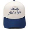 Literally Just a Girl Embroidery Color Matching Truck Driver Hat Fun Shade Daddy Hat