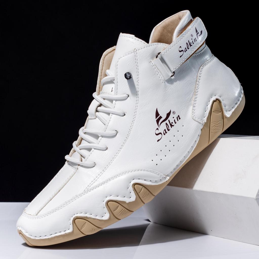 Men's High-Top Octopus Martin Boots: Warm Casual Fall/Winter Shoes