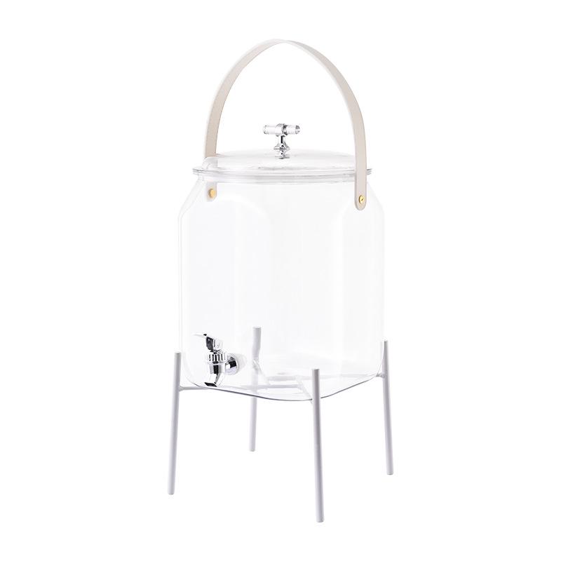 Portable Summer Beverage Dispenser with Spigot - Ideal for Infused Water and Juices