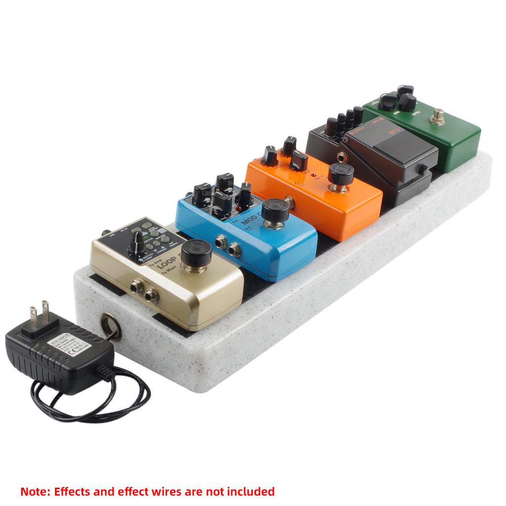 Rockhouse RPB 3 Small Portable Guitar Effect Pedal Board Lightweight Engineering Plastic with Linking Tapes