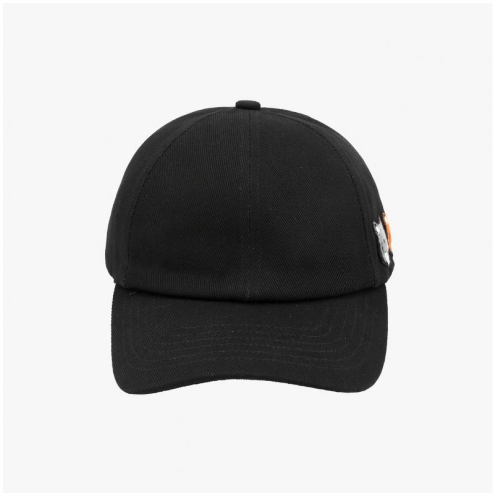 Maison Kitsune Double Fox Head Patch Cap Om611cfww0096