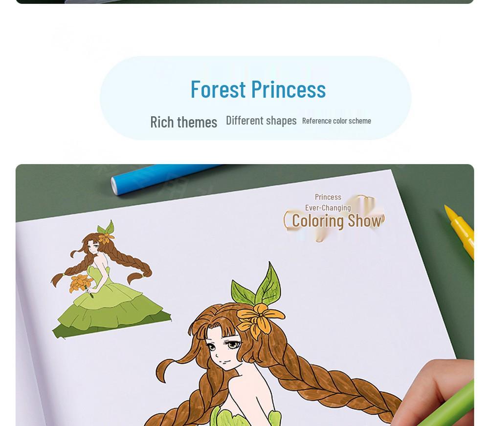 Kindergarten Coloring & Drawing Book for Ages 2-6: Children's Picture Book for Learning to Doodle and Paint