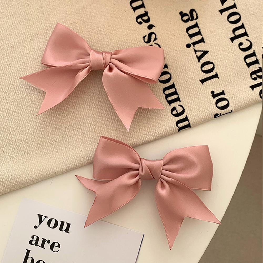 2PCS Satin Bow Hair Clip