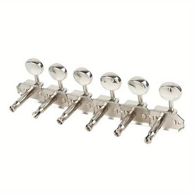 One Set of 6-in-line 6R Nickel Silver Vintage Electric Guitar Machine Heads Tuners Tuning Key Pegs Guitar Accessories