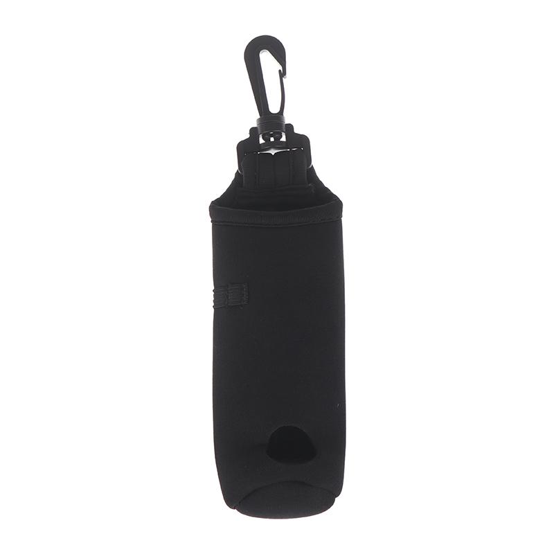

1Pc Golf Tee Holder Neoprene Golf Ball Carry Bag Pouch Golf Ball Holder Keychain Belt Clip Portable Golf Gifts Accessories чорний