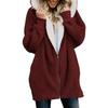 Cozy Hoodie Jacket Hooded Women Plush New Autumn Winter Cardigan Zipper
