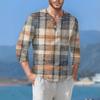 Men'S T-Shirt Street Casual Fashion Long Sleeved Top