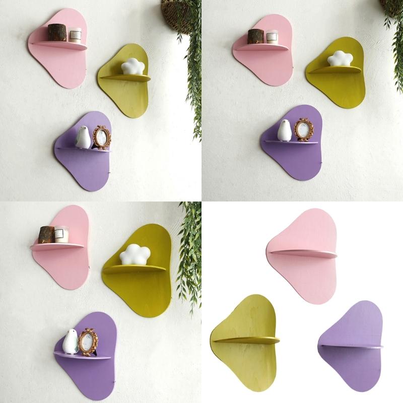 Space Saving Wood Wall Shelf Space Saving Wood Wall Shelf for Crystal Collection in Living Room or Office