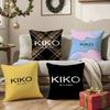 Dostupný luxus KIKO MILANO - Trendy povlak na polštář Pohodlí Pohovka Lůžko Hedvábně elegantní Skrytý zip Dekorativní povlak na polštář