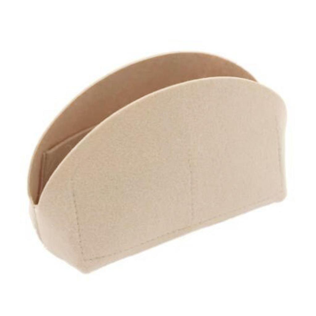 Fits For Toiletry Felt Cloth Insert Bag Organizer Makeup Handbag Organizer Travel Inner Purse Portable Cosmetic Bags