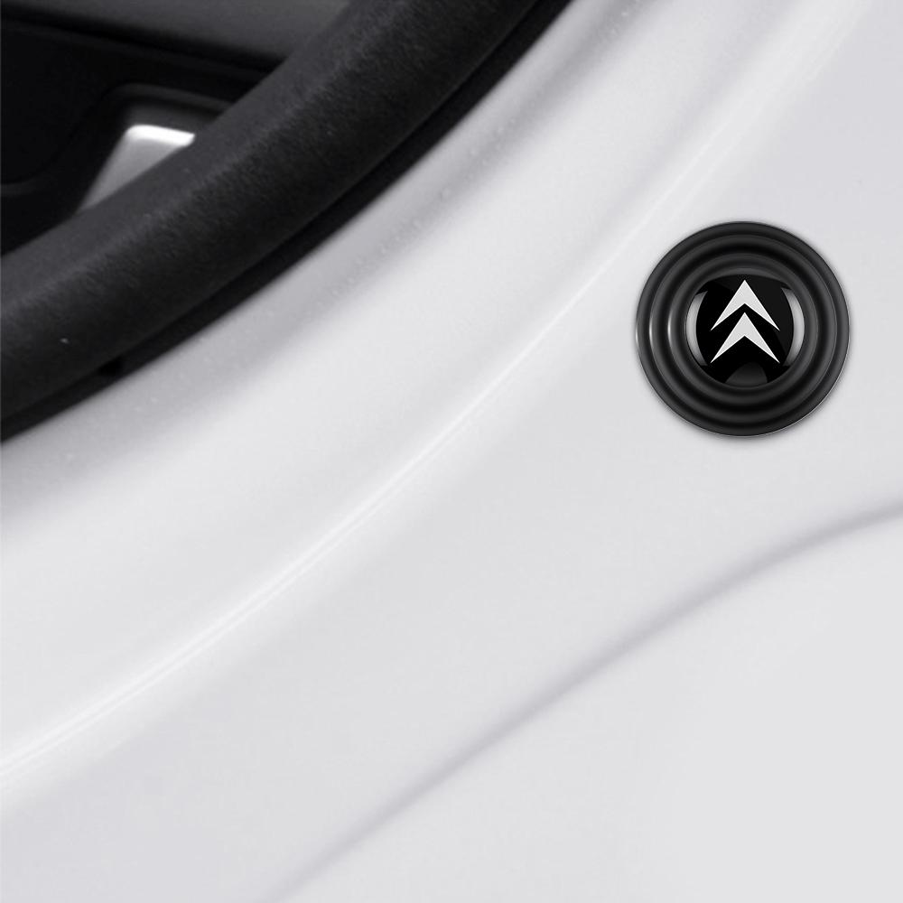 4/10pcs Car Door Trunk Sound Insulation Shock Absorbing Anti-collision Pad Stickers Accessories For Citroen C4 Picasso Xsara C5