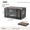Pin Huan Outdoor Folding Storage Box with Wood Lid