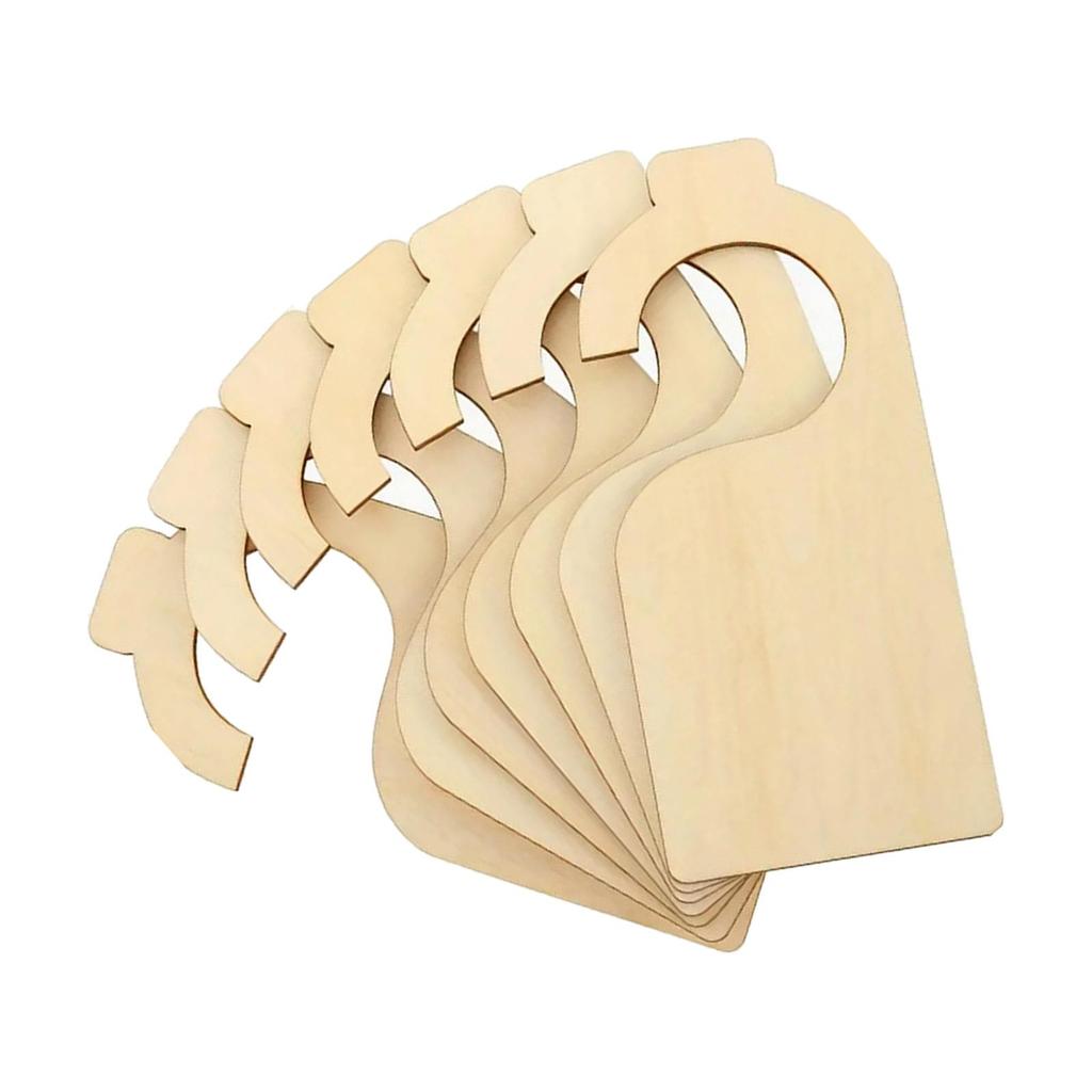 7x Clothing Rack Size Dividers Wooden Clothing Size Separator Baby Closet Dividers for Department Stores Newborn Baby Gift