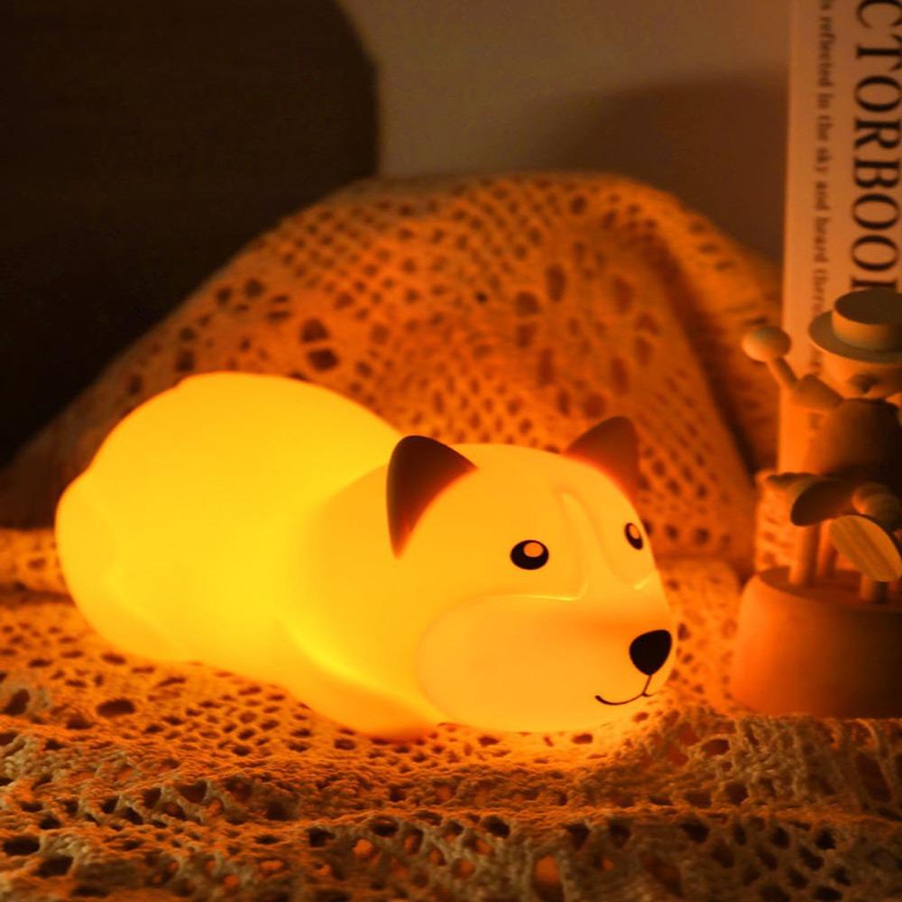 3 Brightness Levels Tap Control Lamp Type-C Charging Sleep Companion Light  Kids Bedroom