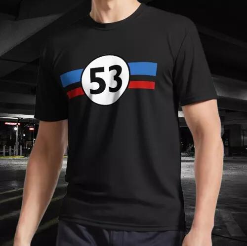 

NEW SHIRT HERBIE 53 RACING CAR 1963S CIRCLE RACING LOGO T-Shirt Tops Tee FUNNY SIZE S-4XL XL