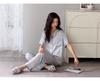 Women's Ice Silk Short Sleeve Pajama Set