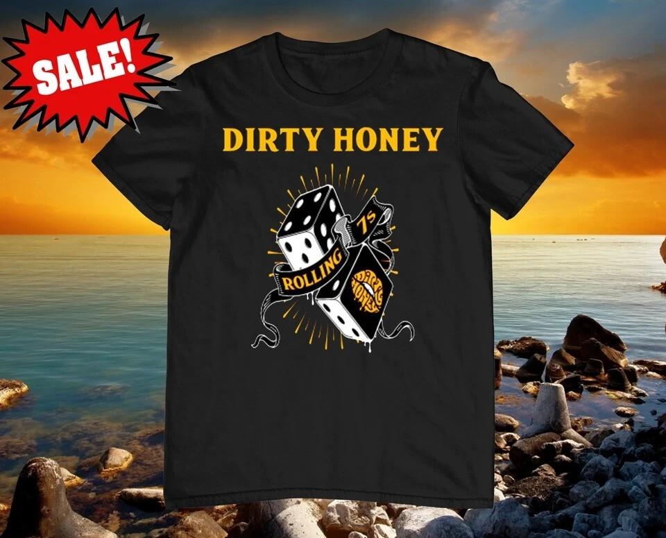 New Dirty Honey Band Music Band Heavy Cotton Black S-5XL Shirt Unisex T-Shirt XXXL