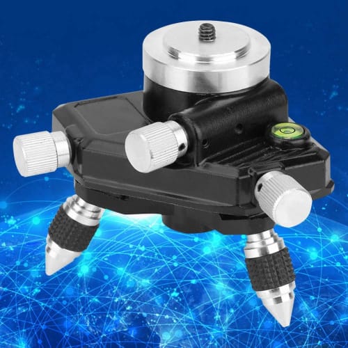 Laser Level Tripod, 360 Degree Standard Aluminum Alloy Tripod Stand Bracket with 1/4" Thread for Laser Levels
