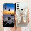 Cute Cartoon Cover For Huawei P30 lite Case 6.15" P30lite Soft Silicone Phone Case For Huawei Nova 4e Nova4e Matte Back Cover