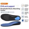 2Pcs 3D Plush Cloth Orthopedic Insoles Arch Support Foot Pads for Long Trip Walking Hiking Use