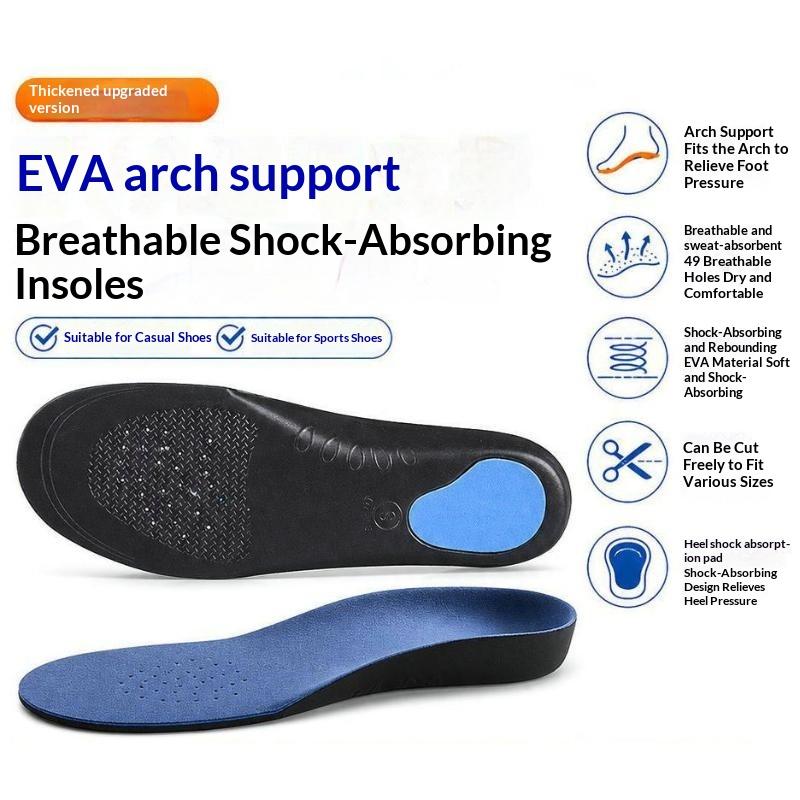 2Pcs 3D Plush Cloth Orthopedic Insoles Arch Support Foot Pads for Long Trip Walking Hiking Use