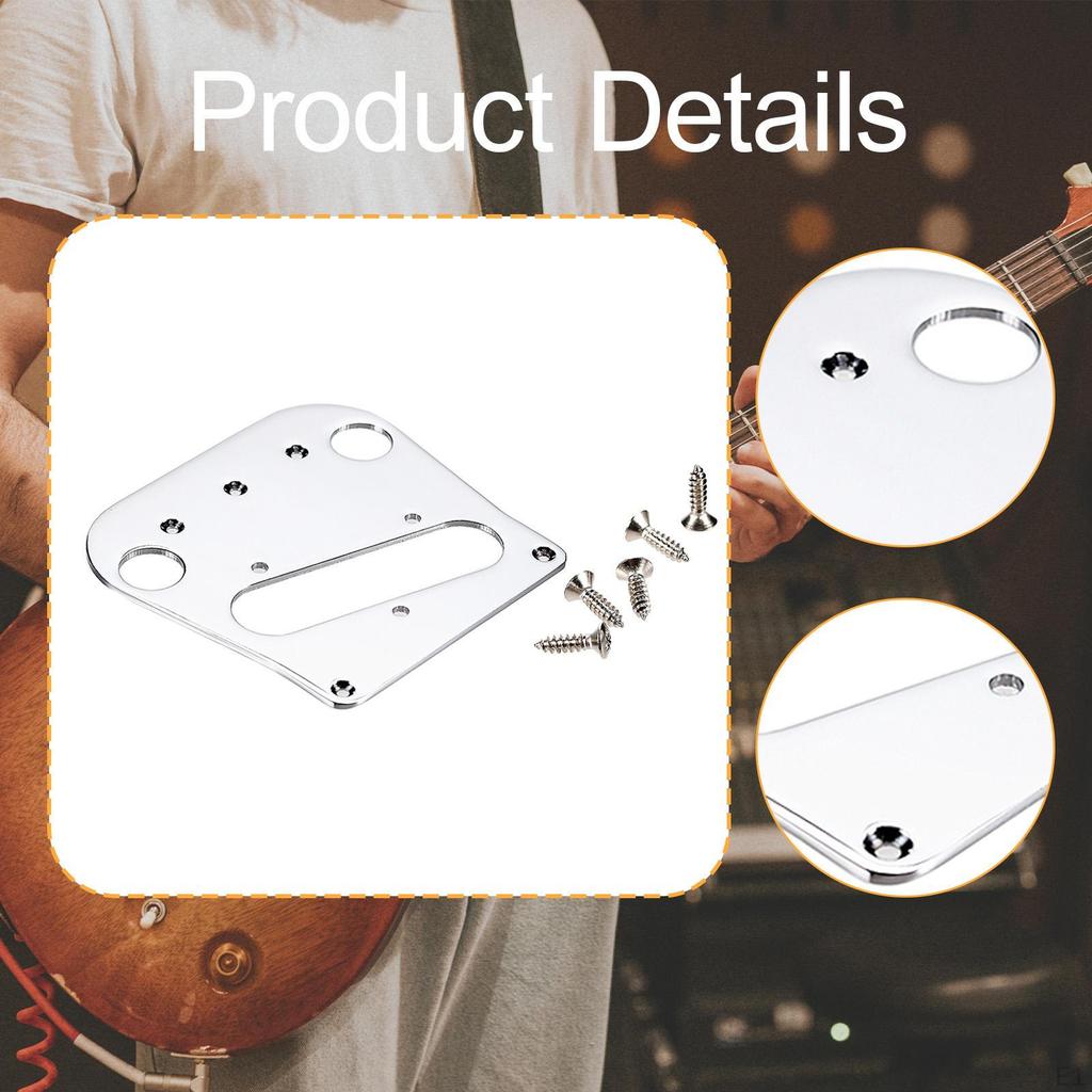 Bridge Plate for Sturdy Maintenance Modern Musical Instrument Supplies Bottom Guitar