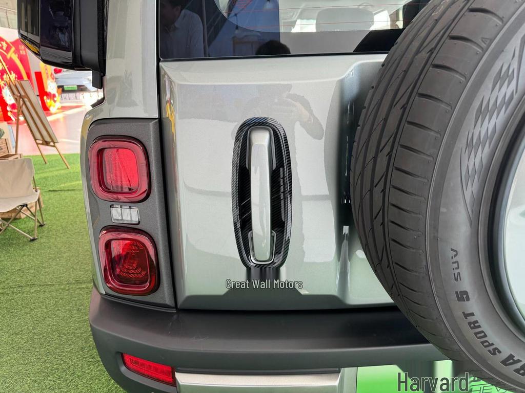 2023 Haval Menglong Rearview Mirror Covers, Fuel Tank Caps, Door Handles, and Tailgate Door Bowls in ABS.