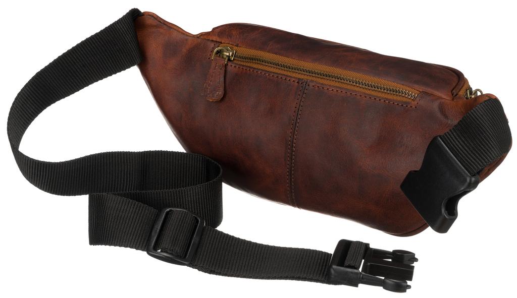 Men's leather hip bag - Peterson
