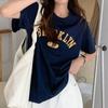 Navava NT1500 LeTTering PrinT Round Neck T shirT