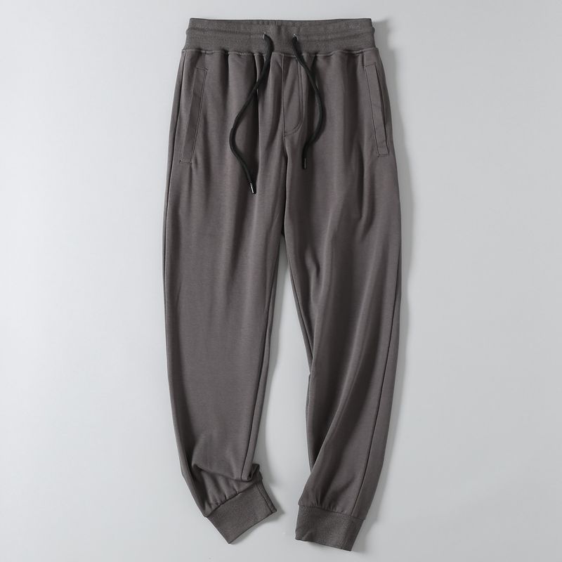 Export Export Tail Goods Japanese Style Simple All-Matching Elastic Waistband Terry Cotton Athleisure Ankle-Tied Sweatpants Men's Fashionable Trousers