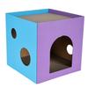 In 1 Corrugated Paper Cat Bed Cat Scratcher Double Layer Cat House Pet Supply