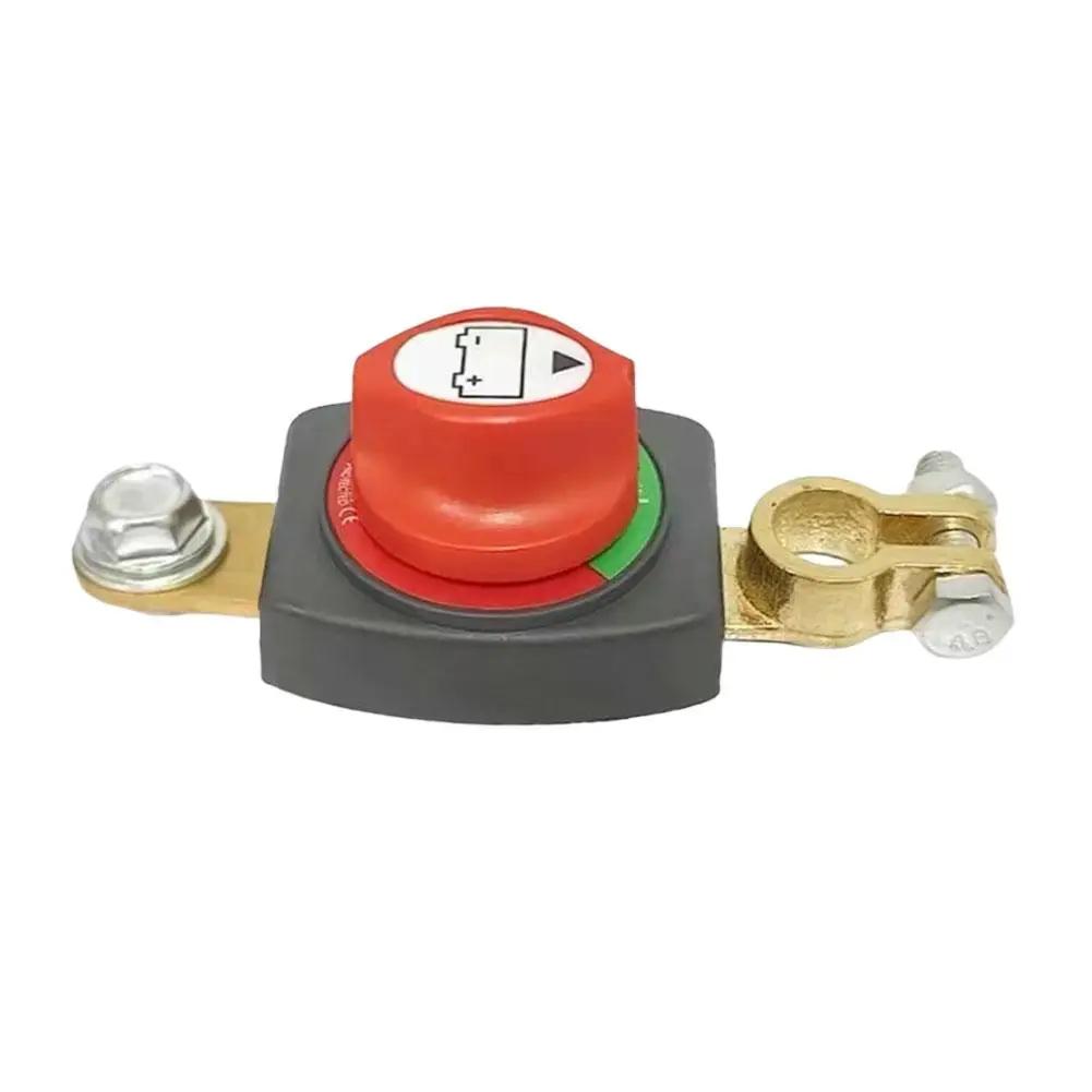 New Top Post Battery Disconnect Isolator Negative Cut-off Rotary Switch 12-48V For Car RV Truck Marine Boat Q7B4