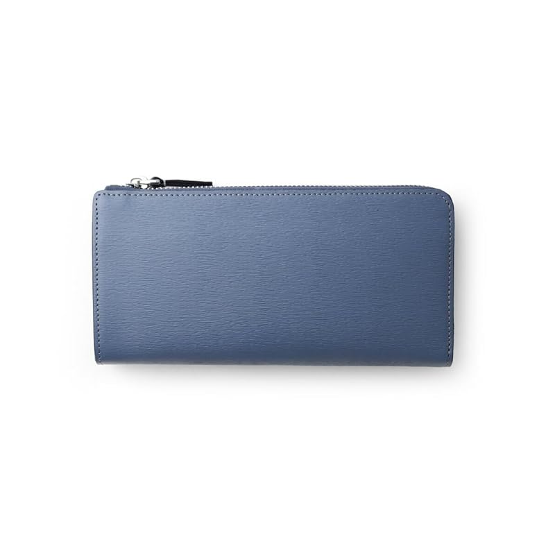 

[IS/IT] Novo II L-shaped zipper long wallet leather men s ladies unisex No.972626 (Blue)