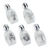 6Pcs Holy Water Vessels Glass Bottles With Caps Reusable Baptisms Accessories for Church Event Essential Oil Dispensers