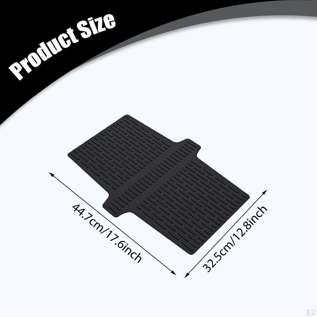 Flexible Kitchen Sink Drying Pad, Household Divider, Protector for Tea Tray, Glassware, Dishes, And