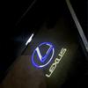 ctlsev1 New upgrade Laser Decor Lamp Glass Projection Car Accessories HD LED For Lexus RX GX LS LX IS GS RC UX Series ES200 ES250 ES260