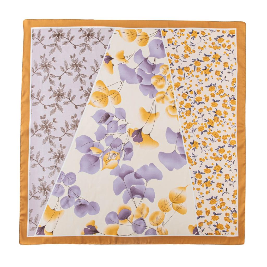 New scarf printed square scarf retro silk scarf atmosphere fashionable versatile scarf office shawl