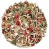 50 Retro Christmas Stickers for Guitar, Notebook & Suitcase - DIY Waterproof Santa Claus Stickers