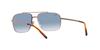 Sunglasses RB3796 ROSE GOLD GRADIENT BLUE Lens 59 [Ray-Ban] Frame/CLEAR