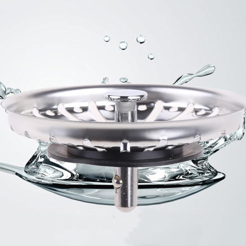 Sink Strainer Hair Catcher Mesh Round Drain Cover Sink Drain Protector Durable CN