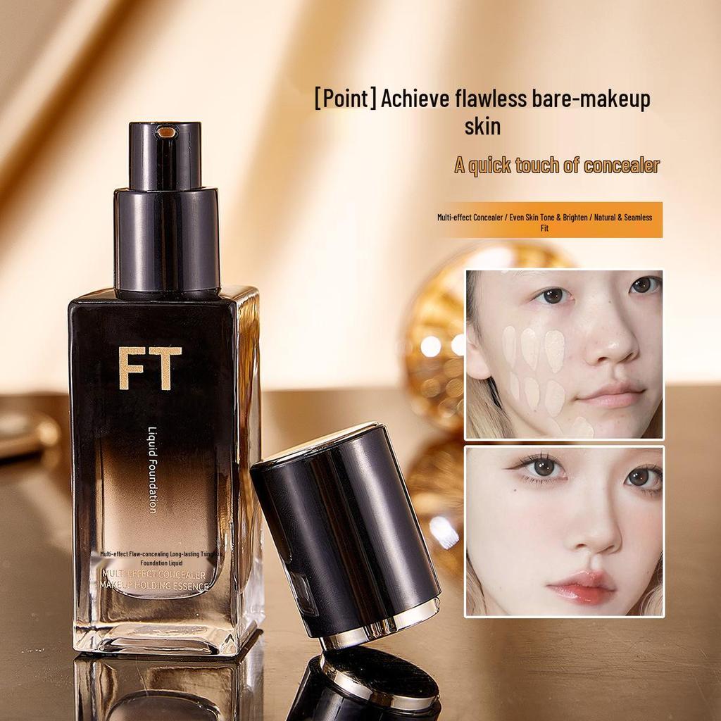 All-in-One Concealing Long-Lasting Serum Foundation: Smudge-Proof, Natural Finish, No Caking, Waterproof, Sweatproof BB Cream