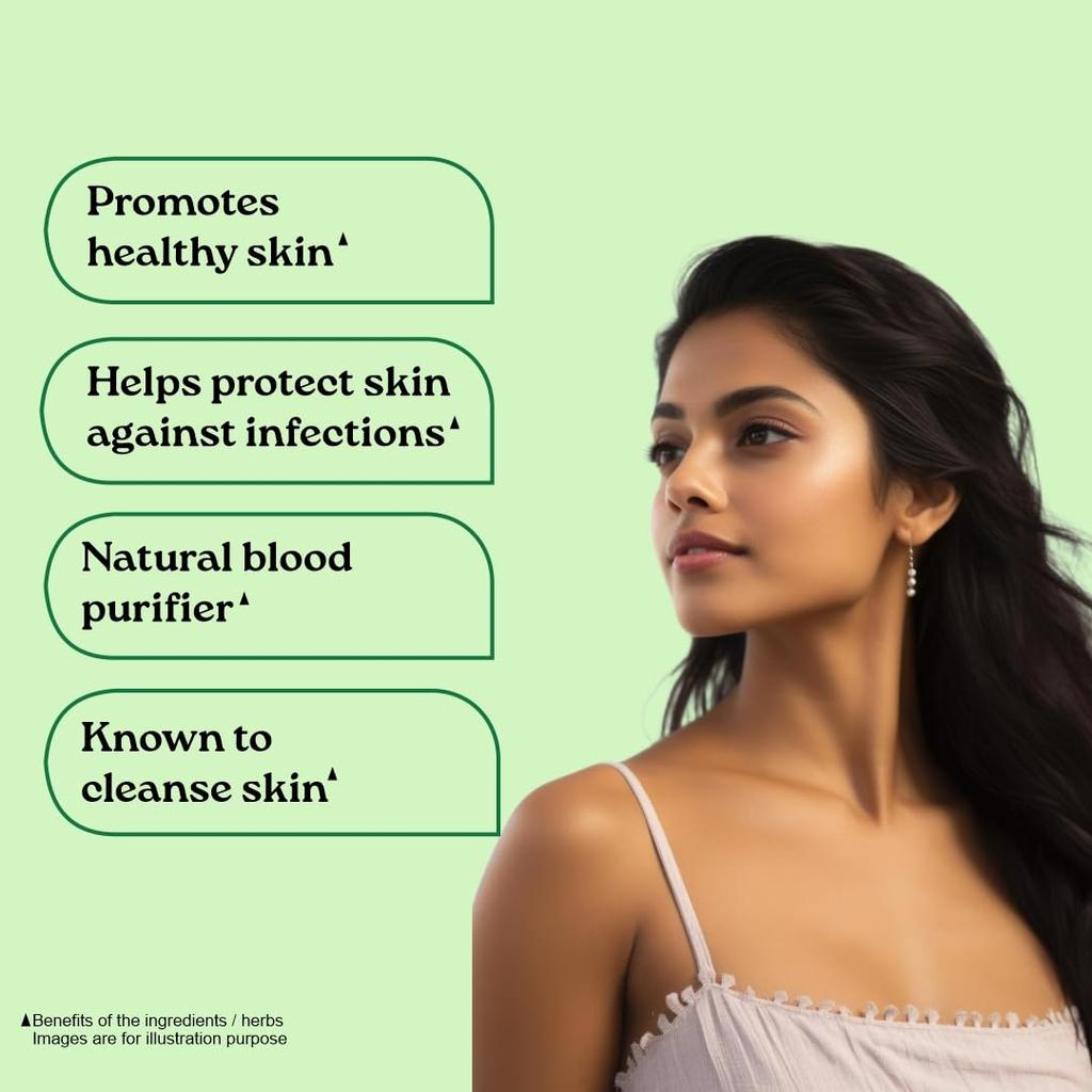 ORGANIC INDIA Neem Veg 60 Capsules For Skin Wellness And Daily Herbal Support 60 Count Natural Plant-Based Supplement