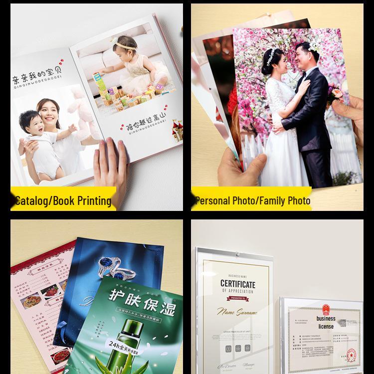 Hârtie Foto Acoperită cu Luciu Ridicat - A4/A3, Față-Verso/O Parte, 200g pentru Imprimări Color