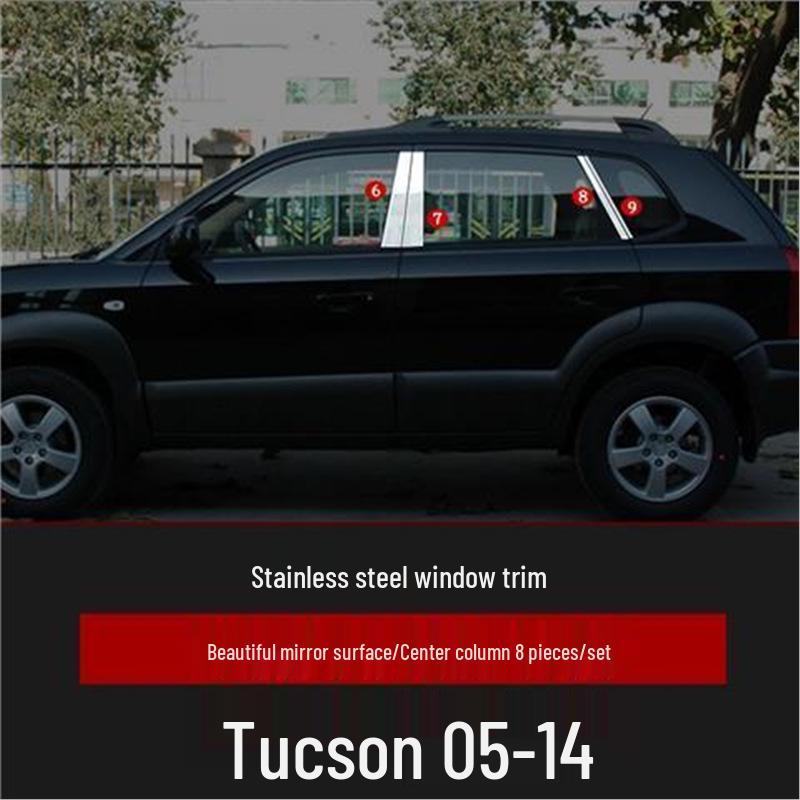 Modern Tucson Stainless Steel Window Trim Decorative Strip