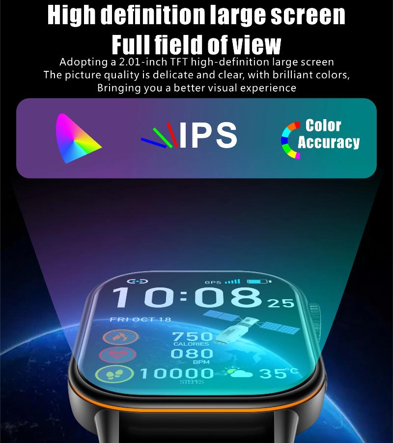 2025 New GPS Positioning Smart Watch Lightweight Fashionable Sports Compass Outdoor Adults Men Women's SmartWatch Health SOS Elderly