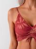 Women's Printed Spaghetti Strap Boyleg Bikini Two-Piece Set Swimsuit