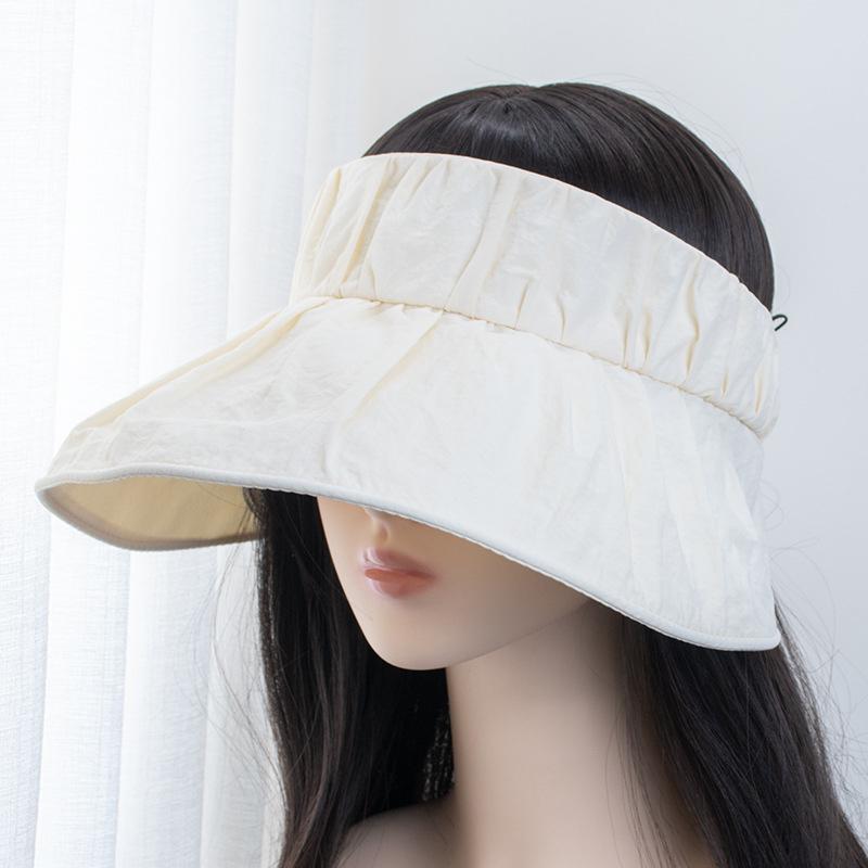 Summer Sun Hat Women'S Foldable Hat Portable Outdoor Beach Foldable Summer Sun Hat With Wide Edge